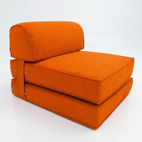 Canapé modulaire moderne sans cadre en tissu écologique pour villa, appartement, hôtel, canapé de salon individuel inclinable sur mesure