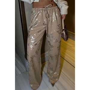 Sweat-shirt et pantalon de survêtement jaunes pour femmes grandes tailles Emily, pull confortable à capuche surdimensionné - Product Image 4