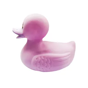 High Quality 10inch Floating Purple Large Rubber Ducks Vinyl Pvc Plastic Shower Duck Toys Customized Yellow Rubber Bath Duck