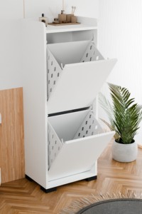 2-Tier <b>Foldable</b> <b>Laundry</b> <b>Basket</b> Bathroom <b>Laundry</b> Organizer <b>Laundry</b> Storage Cabinet Modern <b>Laundry</b> Cabinet - Product Image 2