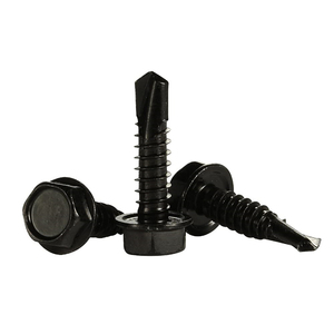 8# 10# 12# 14# M4.2 M4.8 Black Stainless Steel 410 Tek <b>Screw</b> Hex Washer Head Self Drilling Sheet Metal <b>Screws</b> - Product Image 2