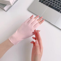 Gants sans doigts anti-UV pour lampe à ongles, manucure, sport, séchage rapide