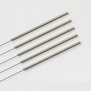 100個QUANHE細長い針痛みのないミシン針鍼針agujas de acupuntura滅菌使い捨て - Product Image 5