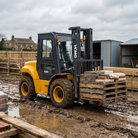 Chariot élévateur tout-terrain 4x4 diesel YCMG 3 tonnes 4 tonnes pour la construction et l'agriculture