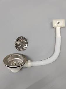 Saringan Bak Mandi & Wastafel Dapur 110/114mm, Desain Tekan Buka-Tutup, Mudah Dibersihkan, Modern, Keran Pembuangan Air, Keranjang Filter Bak - Product Image 4