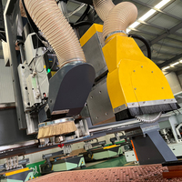Machine de découpe et de gravure CNC pour plaques en bois, portes en bois, avec moteur servo et scie ATC