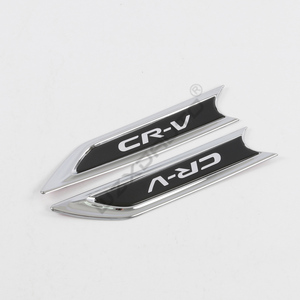 WZXD Chrome Black Stickers Side <b>Vent</b> Air <b>Vent</b> Cover 2017 2018 for - Product Image 3