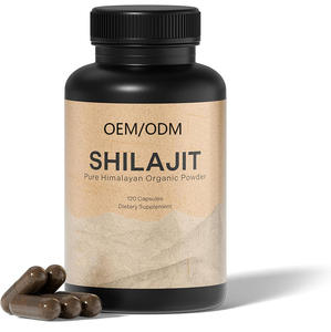 OEM fabbrica diretta Himalayan Shilajit estratto capsule integratore naturale a base di erbe per il supporto cognitivo energetico-adattogeno per gli uomini - Product Image 1