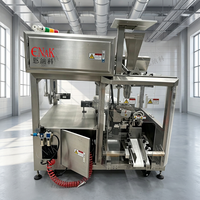 Machine d'emballage verticale automatique ENAK pour sachets préformés, idéale pour les cacahuètes, les fruits de mer et les aliments surgelés