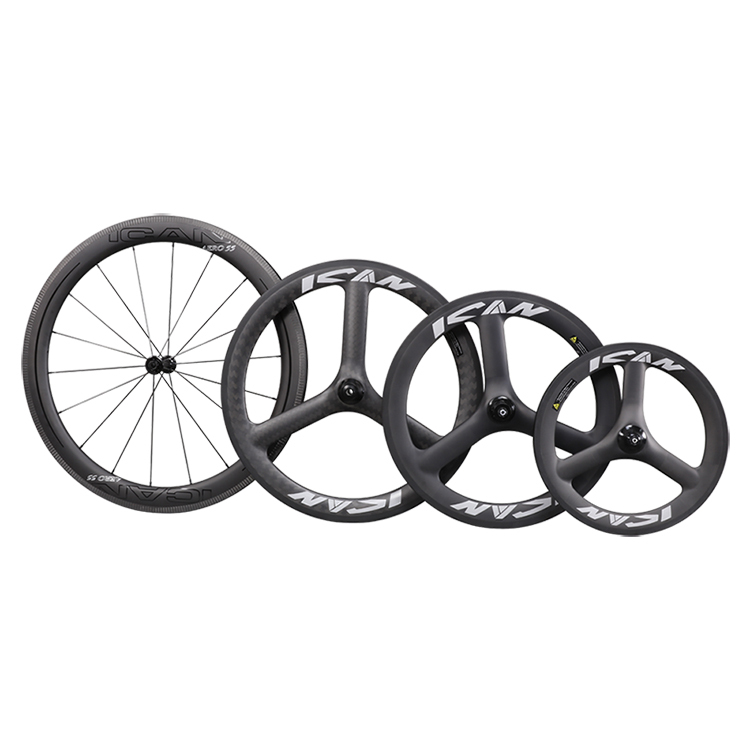 2020 24-дюймовый углерода 3 спица колеса для BMX/детские весы/вброд/дорожный велосипед