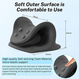 's New PU <b>Foam</b> Airbag Traction Pillow with Cervical <b>for</b> Neck Support <b>Shape</b> Wholesale Factory Direct - Product Image 3
