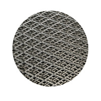 Maille métallique expansée à prix d'usine, forme de trou en diamant, carré, rond, hexagonal, triangulaire, plaque métallique, filet