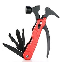 Outil multifonctionnel OEM personnalisé : marteau à griffes, pinces, couteau pliant, combo pour camping en extérieur, survie d'urgence en voiture, EDC, outil transfrontalier