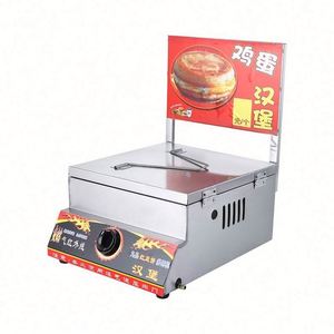 Máquina comercial de 9 orificios para hacer hamburguesas de huevo a gas, máquina para hacer pasteles de frijol rojo, máquina para hacer hamburguesas de carne y huevo - Product Image 1