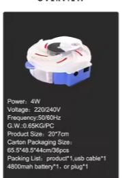 Último Modelo de Matamosquitos Eléctrico, Trampa <span class=keywords><strong>para</strong></span> Moscas de Exterior, Lámpara Mata Mosquitos Portátil, Atrapa Moscas Fácilmente - Product Image 4