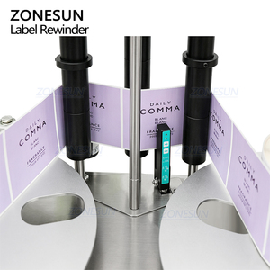 เครื่องม้วนกระดาษอัตโนมัติแบบตั้งโต๊ะ ZONESUN ZS-RJL2 พร้อมตัวนับมิเตอร์ สำหรับม้วนกระดาษ ป้ายสติกเกอร์ และม้วนต่อม้วน - Product Image 4