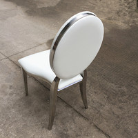 Chaise de salle à manger en acier inoxydable bon marché de conception spéciale chaise de mariage de luxe moderne chaises de mariage dorées 2 en 1