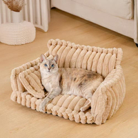 Grand coussin orthopédique moelleux et lavable pour chien, lit-canapé pour chien - Snoozy Dream
