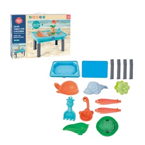 Giocattolo estivo per bambini all'aperto <span class=keywords><strong>sabbia</strong></span> e tavolo da acqua per bambini Set di giocattoli da <span class=keywords><strong>spiaggia</strong></span> giocattolo da tavolo <span class=keywords><strong>con</strong></span> <span class=keywords><strong>sabbia</strong></span> da <span class=keywords><strong>spiaggia</strong></span> <span class=keywords><strong>con</strong></span> strumenti e clessidra 11 pezzi - Product Image 5