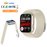 Montre connectée intelligente TK67 avec pompe à air, tensiomètre, ECG, fréquence cardiaque, SpO2, suivi de la température corporelle, appels Bluetooth, modèle 2026