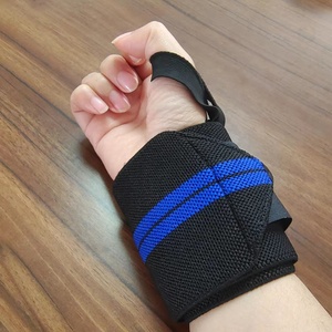 शरीर सौष्ठव पुल अप लोहे का दंड वजन उठाने शक्ति जिम कलाई का समर्थन करता है के साथ पट्टियाँ कलाई लपेटें अंगूठे पाश - Product Image 4