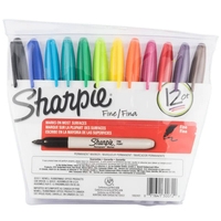 Marqueurs permanents colorés 24 couleurs, pointe fine, encre permanente multicolore, ensemble de marqueurs pour tableau blanc assortis