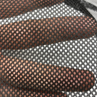 Respirant 100% Polyester chaîne tricot tente chaussure matériel maille tissu oeillet tissu pour sac à linge et chariot filet tissu