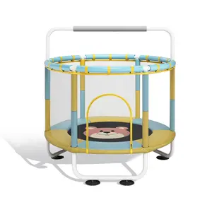 Trampoline For Children Indoor With Protective Net Trampoline Family Small Bouncy Bed For Sale