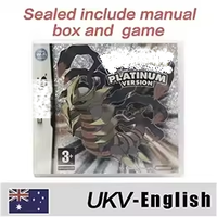 Boîte anglaise française SoulSilver HeartGold Pearl Platinum Diamond USA FRA UKV avec manuel et cartouche de jeu pour DS 3DS 2DS