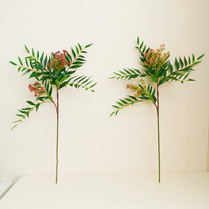 Nueva planta de simulación de seda de fruta de rama única grande, decoración <span class=keywords><strong>del</strong></span> hogar para fiesta, película dentada, <span class=keywords><strong>viento</strong></span> y hojas de <span class=keywords><strong>sombra</strong></span> - Product Image 6