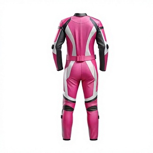 Combinaison de course moto en cuir véritable sur mesure, une pièce, équipement de protection pour motard, combinaison de piste - Product Image 2
