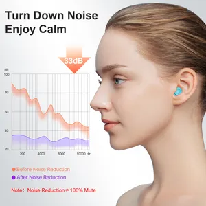 Quiet Sleep Silicone Hearing Protection Cartoon Style Custom Logo Reusable Noise Cancelling For Sleeping Earplugs Ear Plug