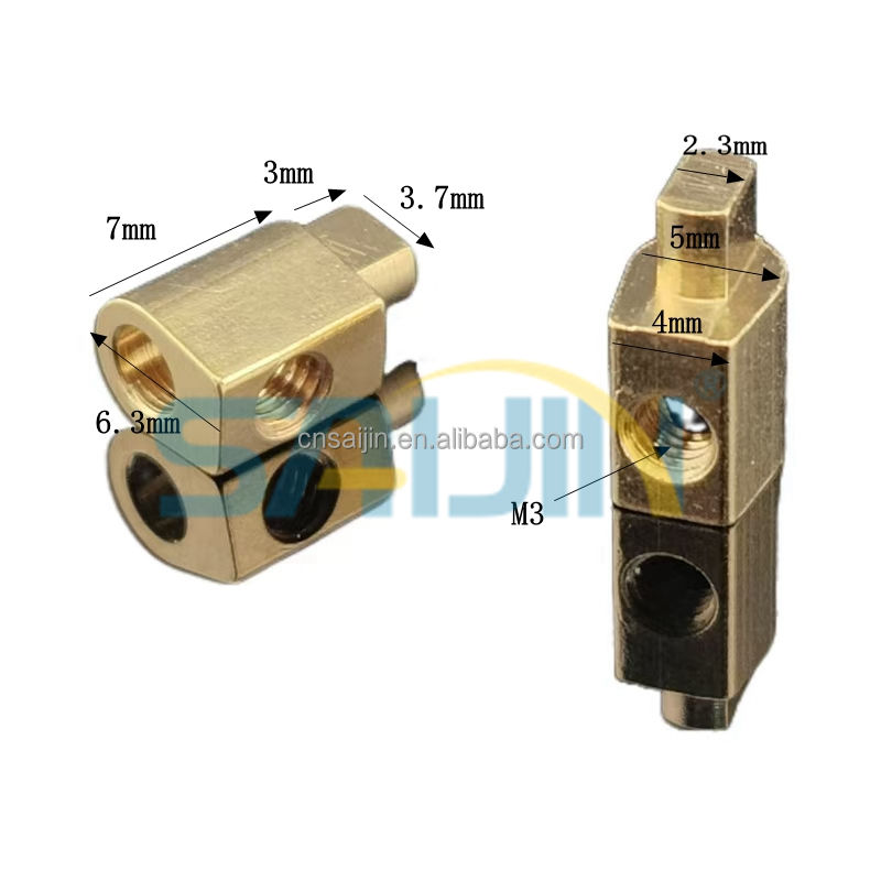 Time Terminals Electrical Connector M3 Brass Pcb Soldering Terminal Post Screw ...