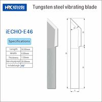 Lame de coupe vibrante oscillante en carbure de tungstène série HRK IECHO pour découpeuse numérique de cuir, mousse et carton E46