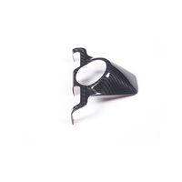 Couverture de cadre de commutateur de réglage des phares en fibre de carbone sèche pour Porsche 911, accessoires de protection intérieurs