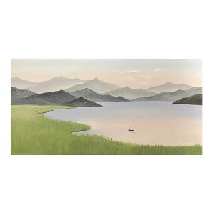 Landscape Painting Hand Painted Oil <b>Art</b> 3D Textured Surface Contemporary Abstract Style For Living Room Sofa Wall Decor - Product Image 5