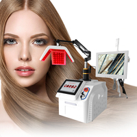 Máquina de Cuidado Capilar con Oxígeno de Alta Frecuencia, Microcorriente para el Crecimiento del Cabello, Tratamiento para la Pérdida de Cabello, Dispositivo para el Recrecimiento Capilar
