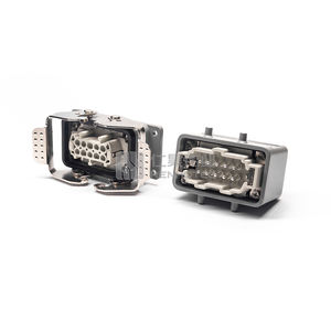 Connecteur électrique robuste M20 Ip68 Boîte <span class=keywords><strong>de</strong></span> <span class=keywords><strong>jonction</strong></span> HDC-HE-010 10pin Type d'amarrage mâle et femelle - Product Image 1