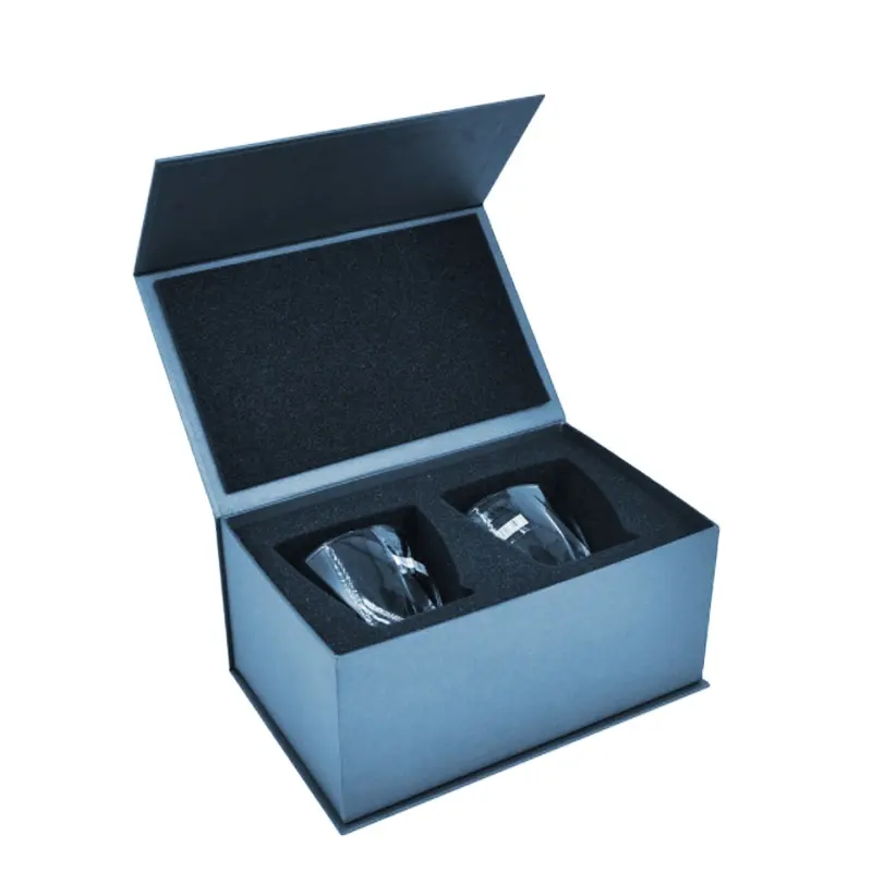 अनुकूलित चुंबकीय आयताकार फ्लिप-शीर्ष बक्से के विभिन्न रंगों उपहार भंडारण बॉक्स