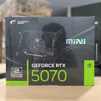 Nouvelle Carte Graphique Gaming Compacte 2026 IGame RTX 5070 Mini OC 12 Go 180 mm avec Éclairage ARGB pour Boîtier Mini PC ITX