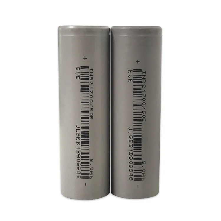 21700 50E Rechargeable Battery Lithium Cell Li-ion 5000mah 3.7V High Capacity 21700 5000mah Cylindrical for 21700 50E