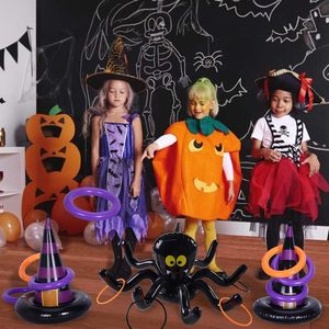 Premio gonfiabile anello di Halloween lancio gioco ragni e cappello da strega lancio bomboniere per bambini per Halloween - Product Image 3
