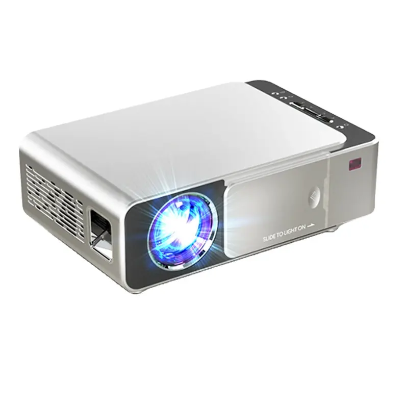 Asher Hot Selling OEM LED Multimedia Home HD Short Throw 4k MINI Portable T6 Projector 3500 Lumens