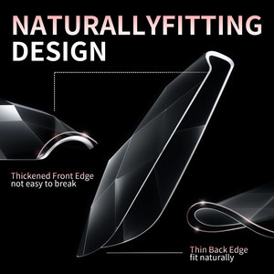 Uñas postizas profesionales 3D con punta de almendra, flexibles, de ABS, pre-diseñadas, para uso irregular, estilo ballet. - Product Image 2