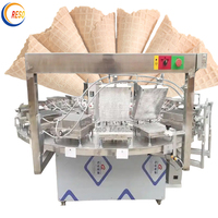 Machine à petit-déjeuner à rouleaux de saucisses aux œufs Machine à fabriquer des crêpes à cornets de gaufres