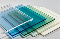Plaque solide en polycarbonate résistante aux UV et aux chocs, transparente, pour toiture, directement de l'usine, pour projets de construction commerciale