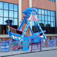 Mini bateau Pirate Ride Amusement bateau Pirate Attraction pour enfants manèges Mini parc d'attractions Ride bateau Pirate à vendre