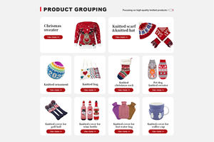 Pulls de <span class=keywords><strong>Noël</strong></span> moches pour femmes, vente en gros d'usine, pulls tricotés pour les fêtes de famille - Product Image 4