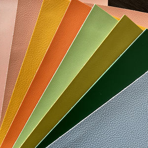 निर्माता स्टॉक लाइची अनाज को एम्बेड किया गया माइक्रोफाइबर पु चमड़े के 1.8 मिमी मोटा टेबल मैट कार बेल्ट सीट को कवर करता है। - Product Image 5