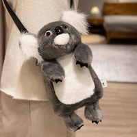 Vente en gros de sac tigre en peluche sac à bandoulière en peluche pour enfants cadeau peluche panda koala renard sac à dos poupée enfants